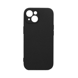 Silicone Case with Camera Shield for Apple iPhone 15 Black Silicone Case with Camera Shield for Apple iPhone 15 Black