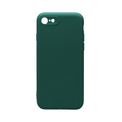Soft Silicone Case with Camera Shield for Apple iPhone 7/iPhone 8/iPhone SE Dark Green Soft Silicone Case with Camera Shield for Apple iPhone 7/iPhone 8/iPhone SE Dark Green