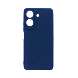 Capa de Silicone Macio com Moldura de Câmera para Xiaomi Redmi 13C/Poco C65 Azul Escuro Capa de Silicone Macio com Moldura de Câmera para Xiaomi Redmi 13C/Poco C65 Azul Escuro