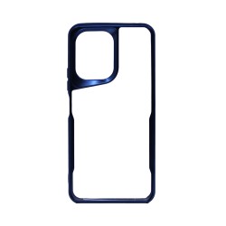 Transparent Hard Case for Xiaomi Redmi 13C Blue Transparent Hard Case for Xiaomi Redmi 13C Blue