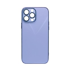Capa Duro Designer Com Proteção De Câmera para Apple iPhone 13 Pro Max Cinza