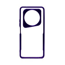 Transparent Hard Case for Xiaomi Redmi A3 Purple Transparent Hard Case for Xiaomi Redmi A3 Purple