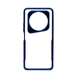 Transparent Hard Case for Xiaomi Redmi A3 Blue Transparent Hard Case for Xiaomi Redmi A3 Blue