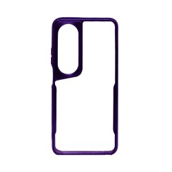 Transparent Hard Case for Oppo A60 Purple Transparent Hard Case for Oppo A60 Purple