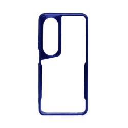 Transparent Hard Case for Oppo A60 Blue Transparent Hard Case for Oppo A60 Blue
