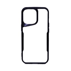 Transparent Hard Case for Apple iPhone 13 Pro Max Black Transparent Hard Case for Apple iPhone 13 Pro Max Black