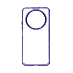 Capa de Silicone Transparente para Xiaomi Redmi A3 Roxo Capa de Silicone Transparente para Xiaomi Redmi A3 Roxo