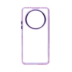 Capa de Silicone Transparente para Xiaomi Redmi A3 Rosa Capa de Silicone Transparente para Xiaomi Redmi A3 Rosa
