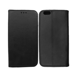 Leather Flip Cover with Internal Pocket for Apple iPhone 6 Plus Black Leather Flip Cover with Internal Pocket for Apple iPhone 6 Plus Black
