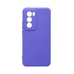 Silicone Case with Camera Shield for Oppo Reno12 Purple Silicone Case with Camera Shield for Oppo Reno12 Purple