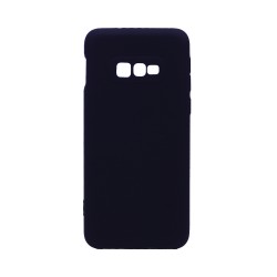 Soft Silicone Case with Camera Shield for Samsung Galaxy S10E Black Soft Silicone Case with Camera Shield for Samsung Galaxy S10E Black