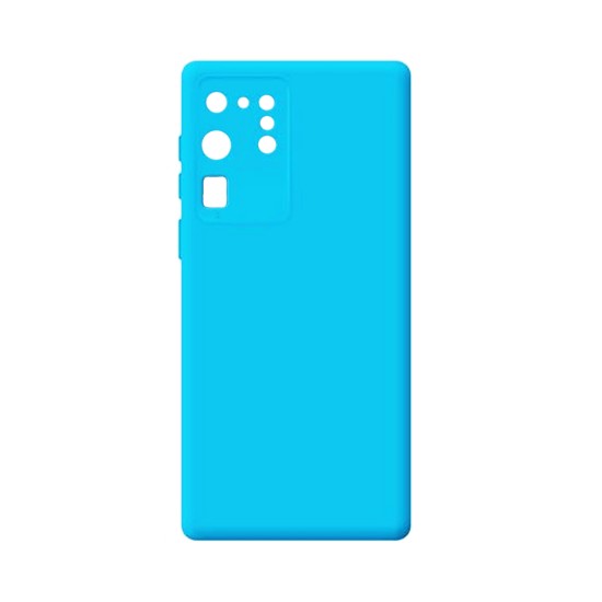Funda de Silicona con Marco de Cámara para Samsung Galaxy S20 Ultra/S11 Plus ​Azul