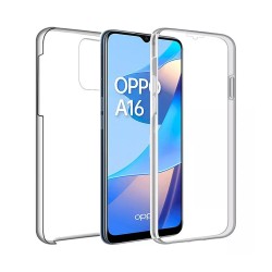 360º Silicon Case for Oppo A16/A16S Transparent 360º Silicon Case for Oppo A16/A16S Transparent