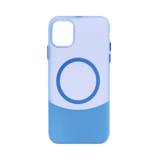 Funda de Silicona Diseño Magnética para Apple iPhone 11 Azul