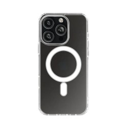 Magnetic Sillicone Case for Apple iPhone 16 Pro Max Transparent Magnetic Sillicone Case for Apple iPhone 16 Pro Max Transparent