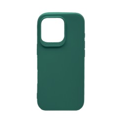Soft Silicon Case for Apple iPhone 16 Pro Max Dark Green