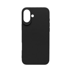 Soft Silicon Case for Apple iPhone 16 Plus Black