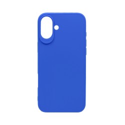 Soft Silicon Case for Apple iPhone 16 Plus Dark Blue Soft Silicon Case for Apple iPhone 16 Plus Dark Blue