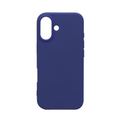 Silicone Case for Apple iPhone 16 Plus Dark Blue Silicone Case for Apple iPhone 16 Plus Dark Blue