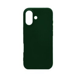 Silicone Case for Apple iPhone 16 Plus Dark Green Silicone Case for Apple iPhone 16 Plus Dark Green