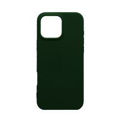 Silicone Case for Apple iPhone 16 Pro Dark Green Silicone Case for Apple iPhone 16 Pro Dark Green