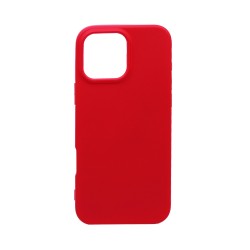 Capa de Silicone para Apple iPhone 16 Pro Vermelho Capa de Silicone para Apple iPhone 16 Pro Vermelho