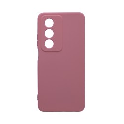 Capa de Silicone com Moldura de Câmera para Oppo A80 5G Rosa Capa de Silicone com Moldura de Câmera para Oppo A80 5G Rosa