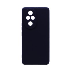 Capa de Silicone com Moldura de Câmera para Huawei Honor 200 Preto Capa de Silicone com Moldura de Câmera para Huawei Honor 200 Preto