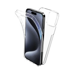 360º Silicon Case for Apple iPhone 16 Pro Max Transparent 360º Silicon Case for Apple iPhone 16 Pro Max Transparent