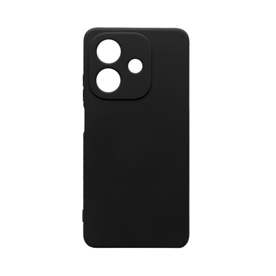Silicone Case with Camera Shield for Oppo A40 Black