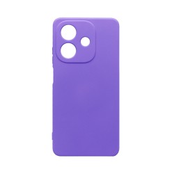 Capa de Silicone com Moldura de Câmera para Oppo A40 Roxo Capa de Silicone com Moldura de Câmera para Oppo A40 Roxo