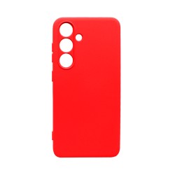 Capa de Silicone com Moldura de Câmera para Samsung Galaxy S24 FE Vermelho Capa de Silicone com Moldura de Câmera para Samsung Galaxy S24 FE Vermelho