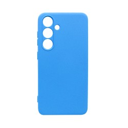 Capa de Silicone com Moldura de Câmera para Samsung Galaxy S24 FE Azul Céu Capa de Silicone com Moldura de Câmera para Samsung Galaxy S24 FE Azul Céu
