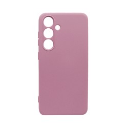 Capa de Silicone com Moldura de Câmera para Samsung Galaxy S24 FE Rosa Capa de Silicone com Moldura de Câmera para Samsung Galaxy S24 FE Rosa