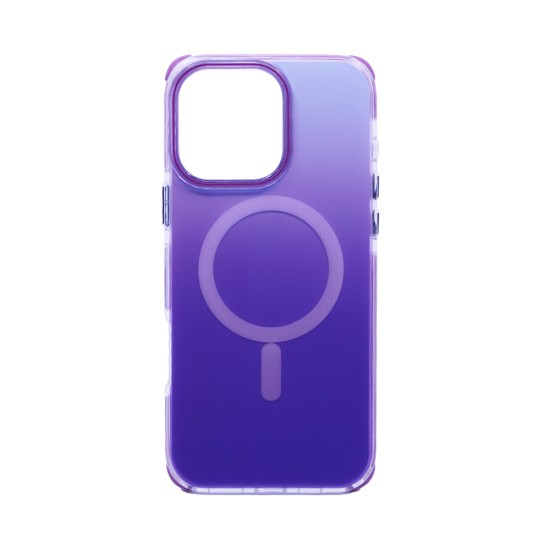 Designer Magnetic Hard Case for Apple iPhone 16 Pro Gradient Purple