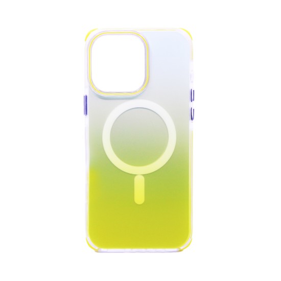 Designer Magnetic Hard Case for Apple iPhone 15 Pro Gradient Yellow