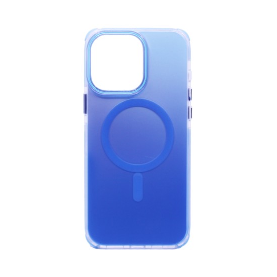 Designer Magnetic Hard Case for Apple iPhone 15 Gradient Blue Designer Magnetic Hard Case for Apple iPhone 15 Gradient Blue