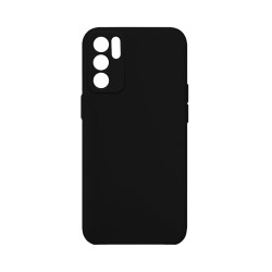 Silicone Case with Camera Shield for Oppo Reno6 Pro 5G Black Silicone Case with Camera Shield for Oppo Reno6 Pro 5G Black