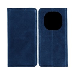 Leather Flip Cover with Internal Pocket For Xiaomi Redmi Note 14 Pro/Redmi Note 14 Pro Plus 5G Blue Leather Flip Cover with Internal Pocket For Xiaomi Redmi Note 14 Pro/Redmi Note 14 Pro Plus 5G Blue