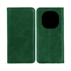 Leather Flip Cover with Internal Pocket For Xiaomi Redmi Note 14 Pro/Redmi Note 14 Pro Plus 5G Green Leather Flip Cover with Internal Pocket For Xiaomi Redmi Note 14 Pro/Redmi Note 14 Pro Plus 5G Green
