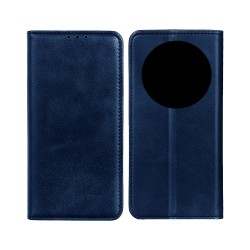 Leather Flip Cover with Internal Pocket for Xiaomi Redmi A3 Pro Blue Leather Flip Cover with Internal Pocket for Xiaomi Redmi A3 Pro Blue