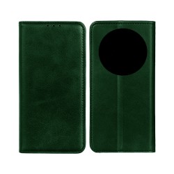 Leather Flip Cover with Internal Pocket for Xiaomi Redmi A3 Pro Green Leather Flip Cover with Internal Pocket for Xiaomi Redmi A3 Pro Green