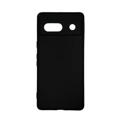 Silicone Case with Camera Shield for Google Pixel 8A Black Silicone Case with Camera Shield for Google Pixel 8A Black