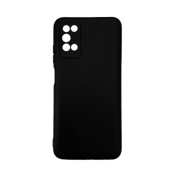 Soft Silicone Case with Camera Shield for Samsung Galaxy A03S Black Soft Silicone Case with Camera Shield for Samsung Galaxy A03S Black