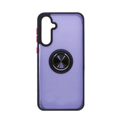 Case with Support Ring for Samsung Galaxy A36 Smoked Black Case with Support Ring for Samsung Galaxy A36 Smoked Black