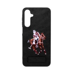Designer Hard Case US Polo with Support for Samsung Galaxy A16 Black Designer Hard Case US Polo with Support for Samsung Galaxy A16 Black