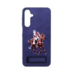 Designer Hard Case US Polo with Support for Samsung Galaxy A16 Blue Designer Hard Case US Polo with Support for Samsung Galaxy A16 Blue