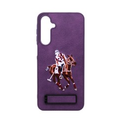 Designer Hard Case US Polo with Support for Samsung Galaxy A16 Purple Designer Hard Case US Polo with Support for Samsung Galaxy A16 Purple