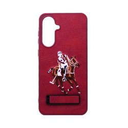 Designer Hard Case US Polo with Support for Samsung Galaxy A36 Red Designer Hard Case US Polo with Support for Samsung Galaxy A36 Red