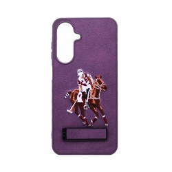 Designer Hard Case US Polo with Support for Samsung Galaxy A26 Purple Designer Hard Case US Polo with Support for Samsung Galaxy A26 Purple